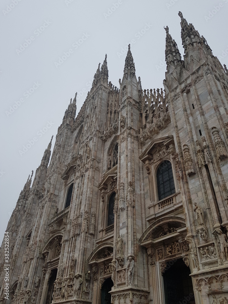 Duomo di Milano. Milan Cathedral located in Piazza del Duomo. Italy