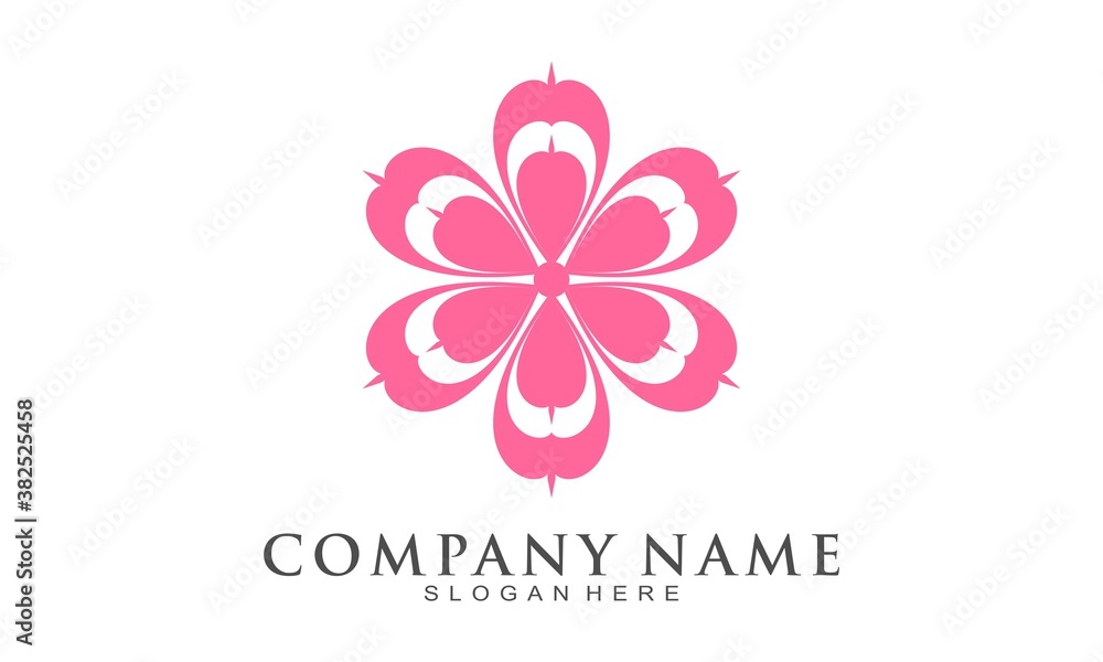 Flower illustration icon vector Flower illustration icon vector
