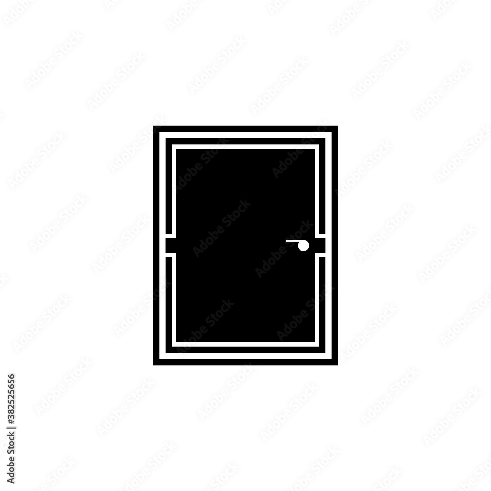 door flat icon vector illustration door flat icon vector illustration
