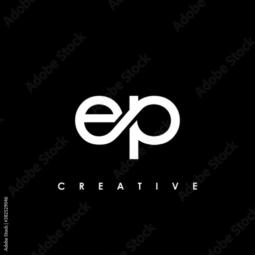 EP Letter Initial Logo Design Template Vector Illustration