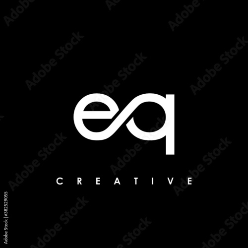 EQ Letter Initial Logo Design Template Vector Illustration
