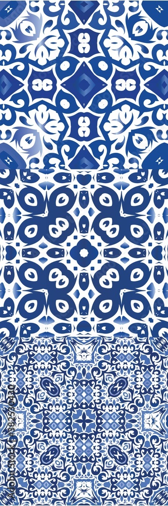 Fototapeta premium Decorative color ceramic azulejo tiles.