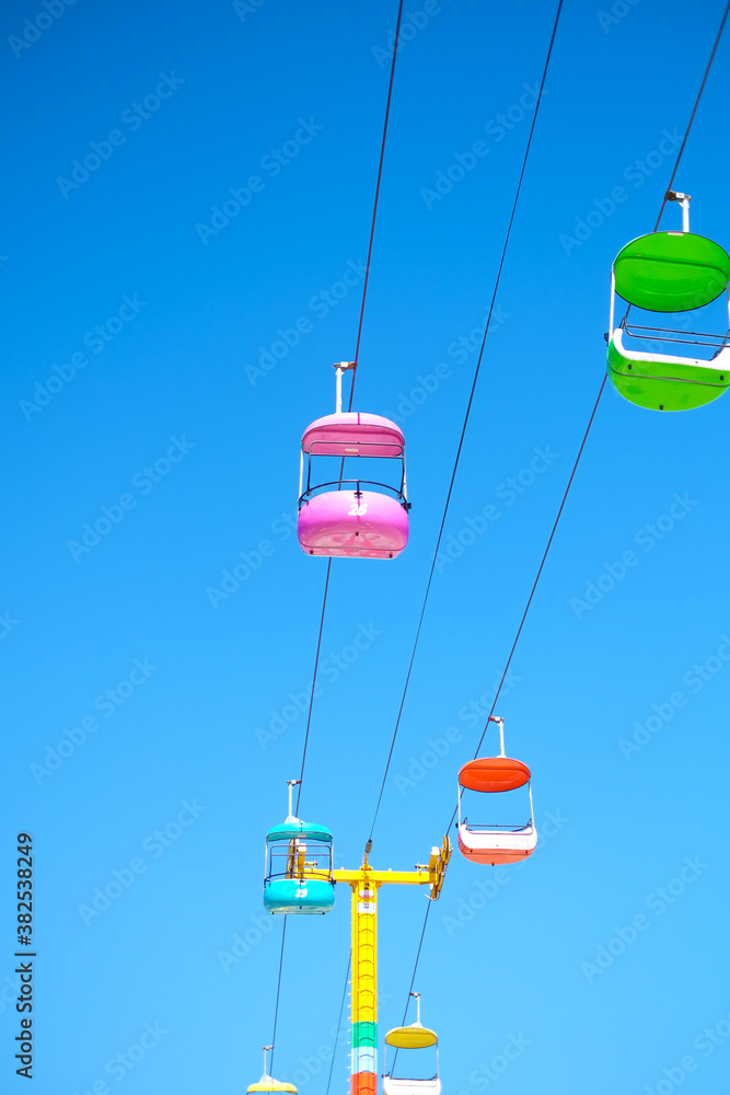Santa Cruz boardwalk sky glider Santa Cruz boardwalk sky glider
