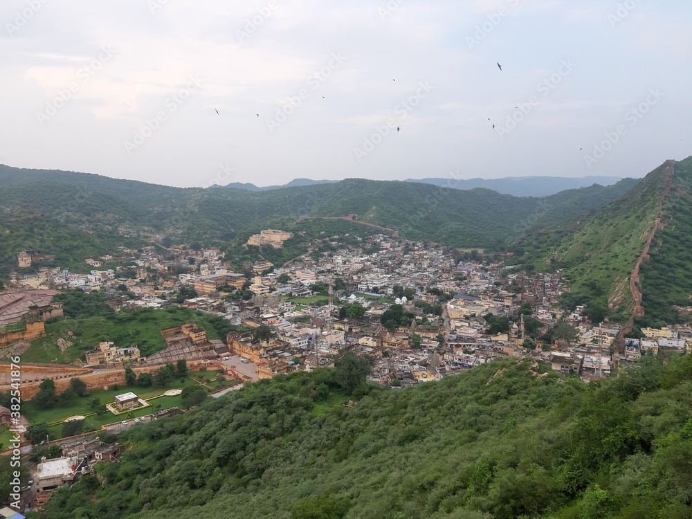 Fototapeta premium View from the top of the hill