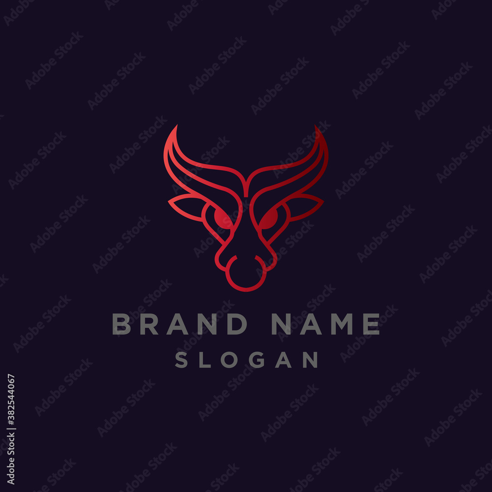 Bull Logo Design Template Bull Logo Design Template