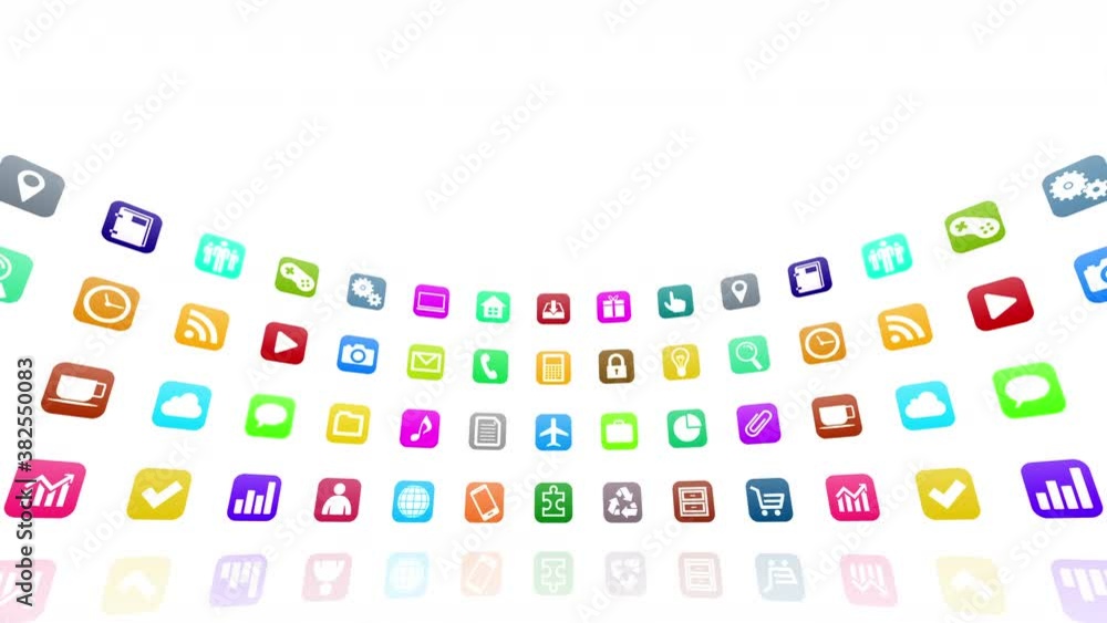 Technology Icon Network Symbol Digital devices on the Internet background Technology Icon Network Symbol Digital devices on the Internet background