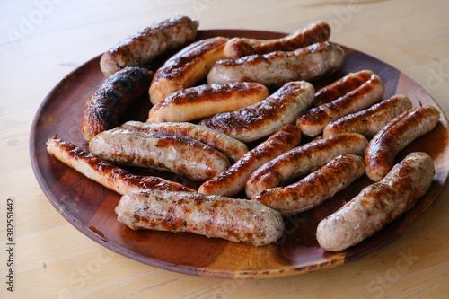Sausages grilled