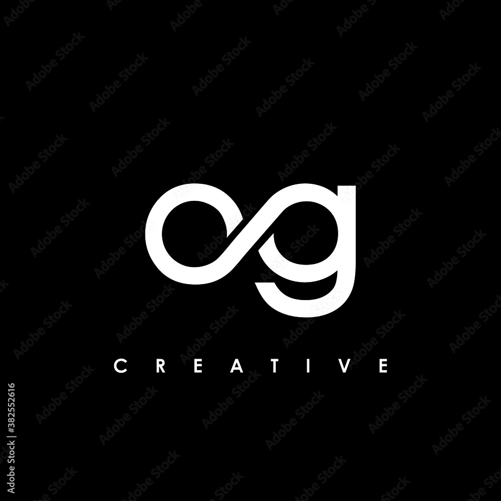 OG Letter Initial Logo Design Template Vector Illustration OG Letter Initial Logo Design Template Vector Illustration