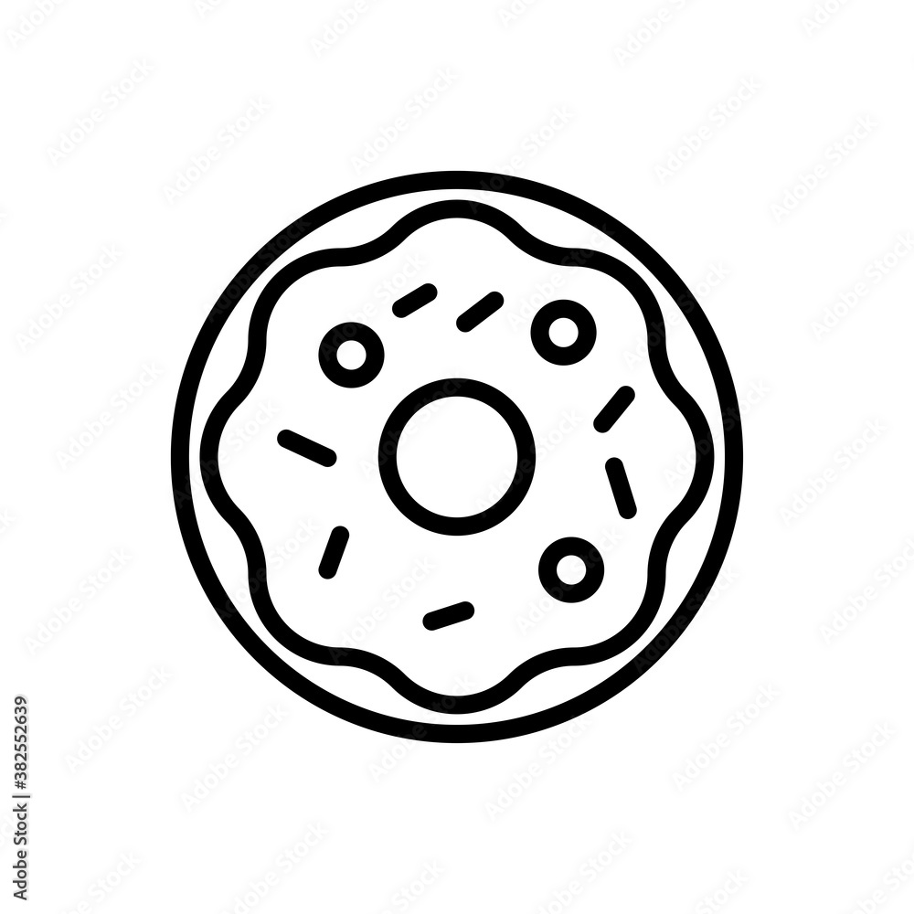doughnut icon vector illustration design doughnut icon vector illustration design