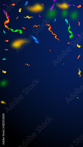 Streamers and confetti. Colorful streamers tinsel  © Begin Again