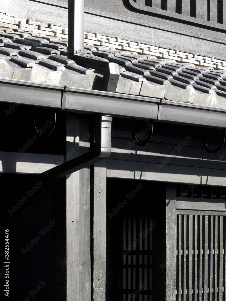 Obraz premium 奈良町の和風建築物