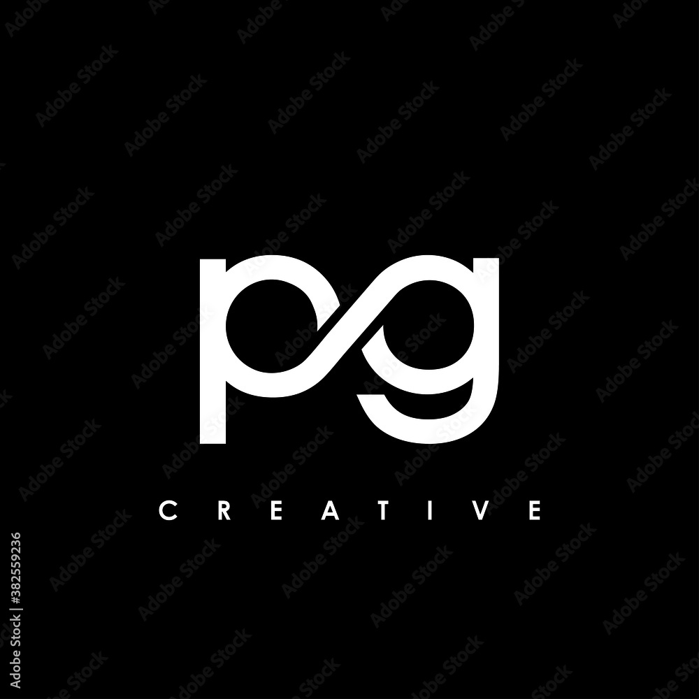 PG Letter Initial Logo Design Template Vector Illustration PG Letter Initial Logo Design Template Vector Illustration