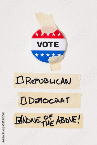 Vote: Choose Your Party Voting Message