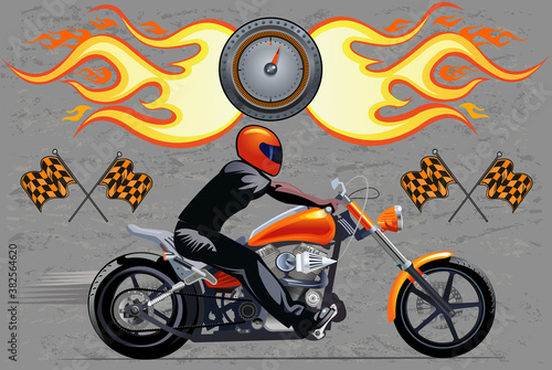 man on the motorbike