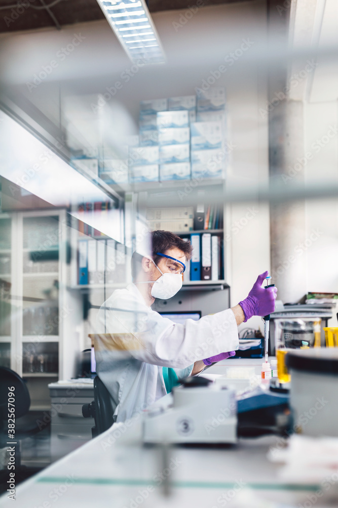 Biologist Working in a Professional Laboratory Biologist Working in a Professional Laboratory