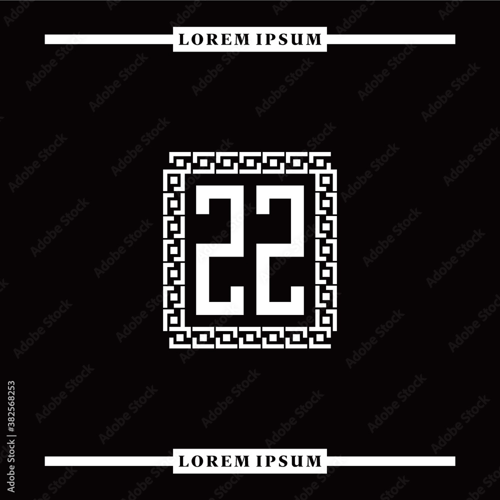 Z Z collection of initial logo designs with luxurious frame elements Z Z collection of initial logo designs with luxurious frame elements