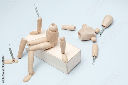 Deconstructed Wooden Model photo