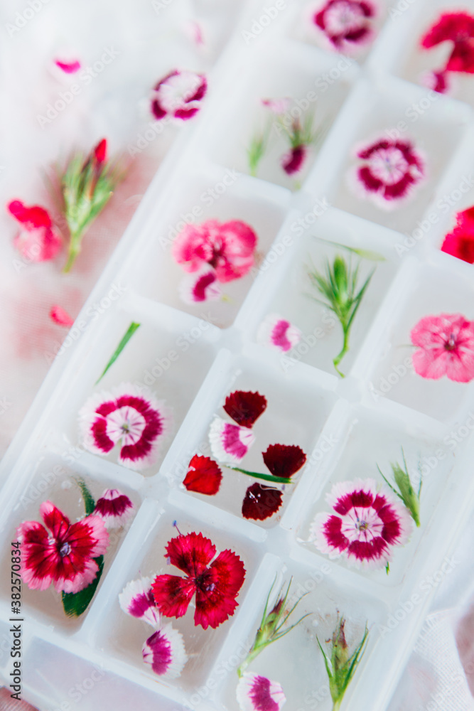 Flowery Ice Cubes Flowery Ice Cubes