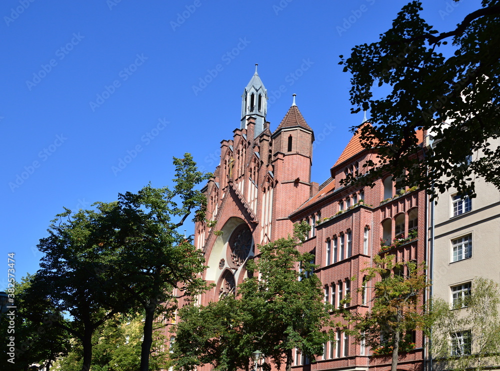 Naklejka premium Kreuzkirche, Wilmersdorf, Berlin