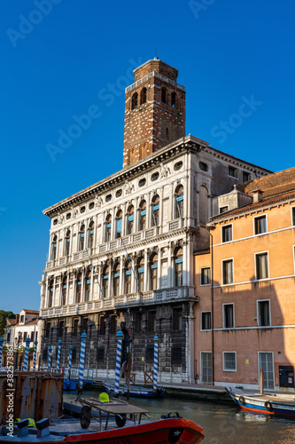 The San Geremia, elegant 18th century church in Venice, Italy.