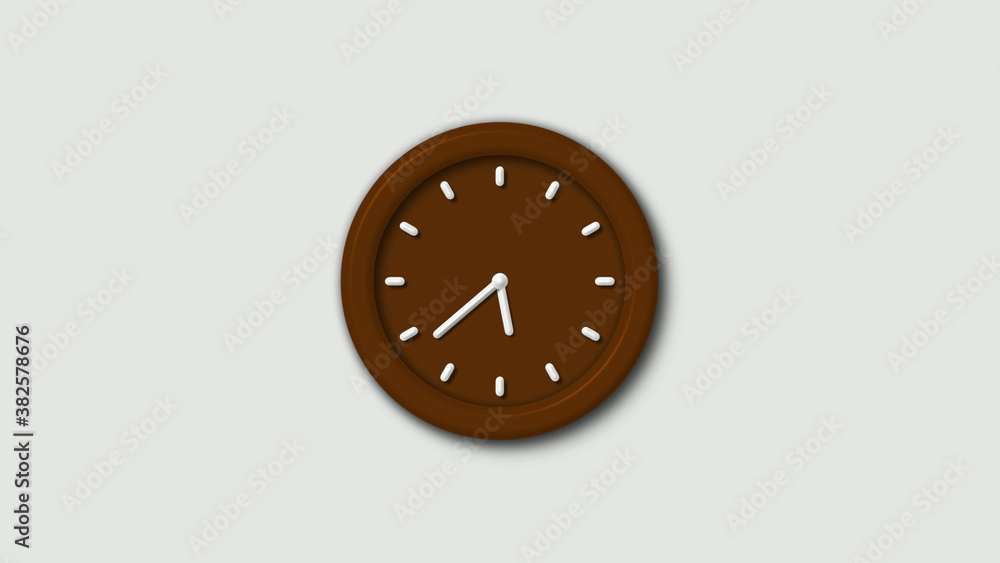 12 hours 3d wall clock isolated on white background,3d wall clock,orange dark wall clock 12 hours 3d wall clock isolated on white background,3d wall clock,orange dark wall clock