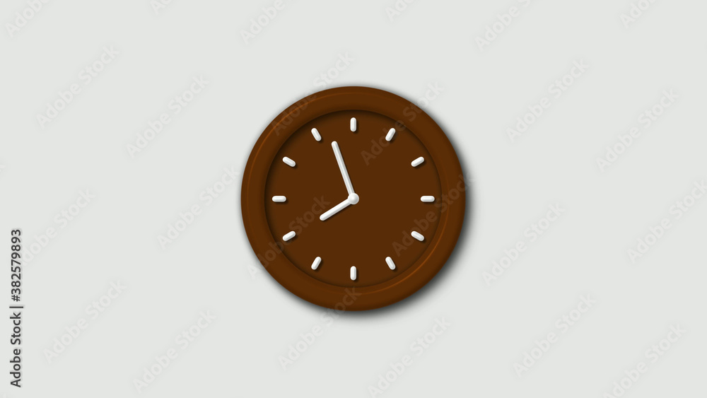 New orange dark 3d wall clock isolated on white background,wall clock isolated New orange dark 3d wall clock isolated on white background,wall clock isolated