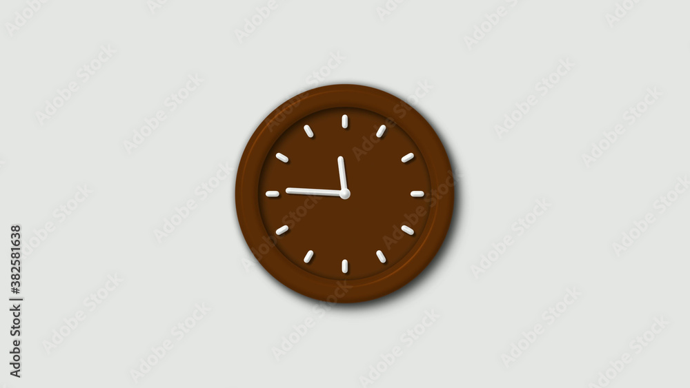 New orange dark 3d wall clock isolated on white background,wall clock isolated New orange dark 3d wall clock isolated on white background,wall clock isolated
