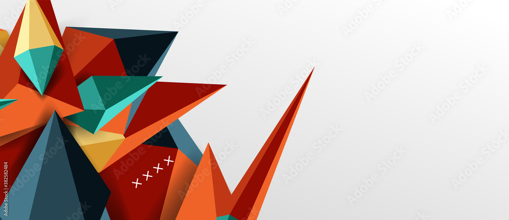 3d low poly abstract shape background vector illustration 3d low poly abstract shape background vector illustration