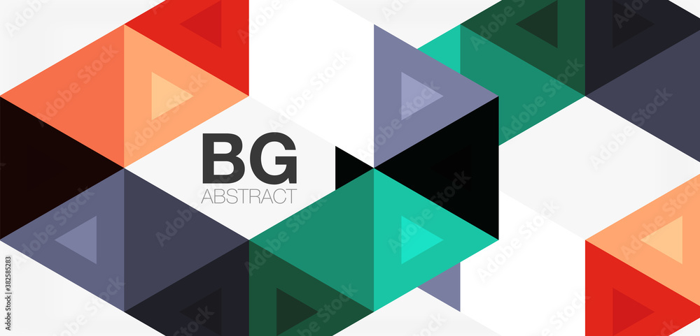 Mosaic triangle pattern abstract background for cover, banner, flyer and poster and other template Mosaic triangle pattern abstract background for cover, banner, flyer and poster and other template