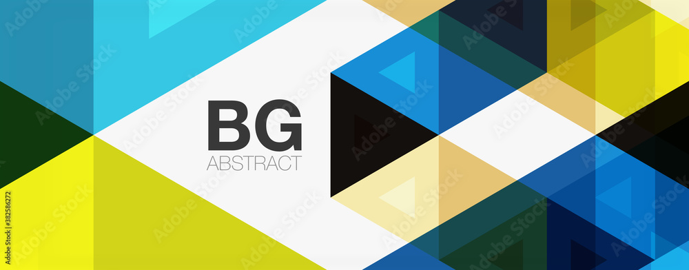 Mosaic triangle pattern abstract background for cover, banner, flyer and poster and other template Mosaic triangle pattern abstract background for cover, banner, flyer and poster and other template