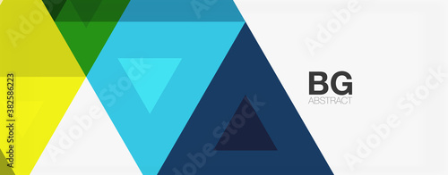 Mosaic triangle pattern abstract background for cover, banner, flyer and poster and other template