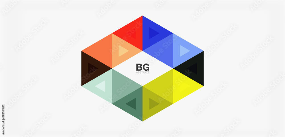 Mosaic triangle pattern abstract background for cover, banner, flyer and poster and other template Mosaic triangle pattern abstract background for cover, banner, flyer and poster and other template