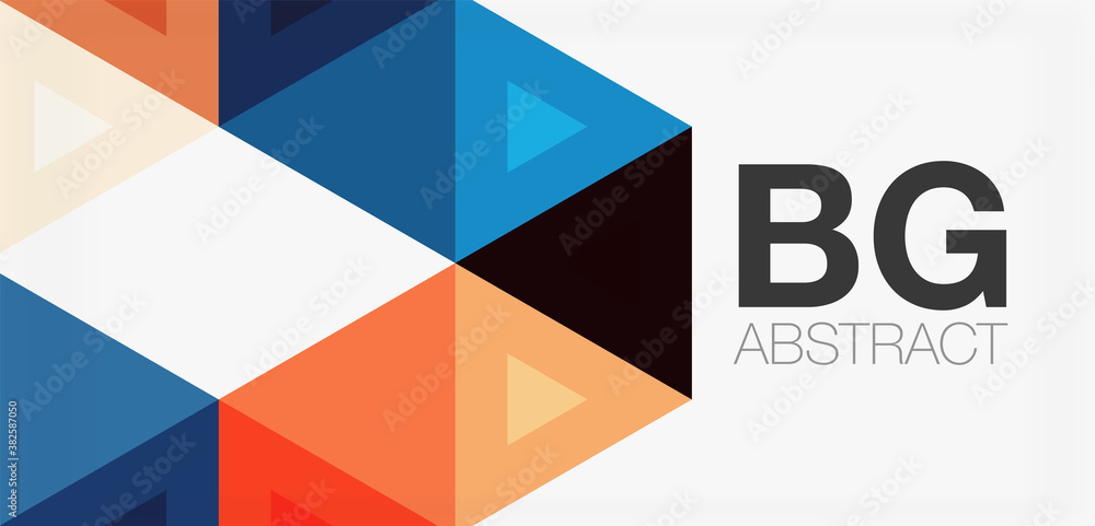 Mosaic triangle pattern abstract background for cover, banner, flyer and poster and other template Mosaic triangle pattern abstract background for cover, banner, flyer and poster and other template