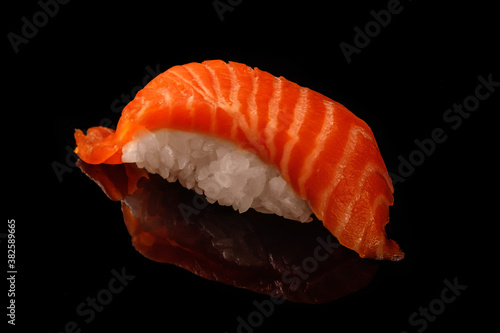 sushi with salmon