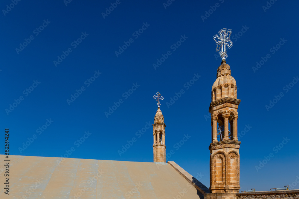 Dayro d-Mor Gabriel, also known as Deyrulumur, is the oldest surviving Syriac Orthodox monastery in the world. It is located on the Tur Abdin plateau near Midyat in the Mardin.