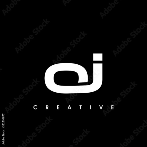 OI Letter Initial Logo Design Template Vector Illustration