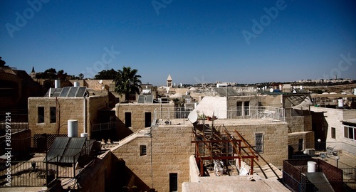 Jerusalem street travel on holy land © Pavel Bernshtam