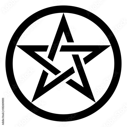 Pentacle Symbol Vector 