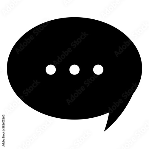 Chat Bubble Vector  photo