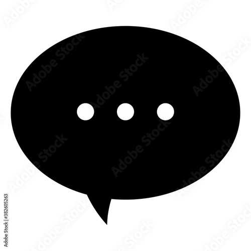 Принти на полотні Dialogue Bubble Vector