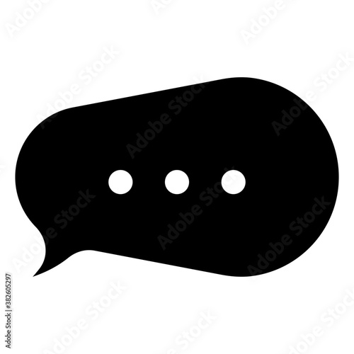 Принти на полотні Dialogue Bubble Vector