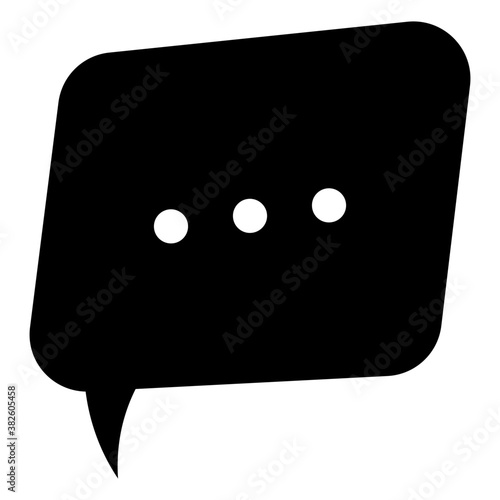 Принти на полотні Dialogue Bubble Vector