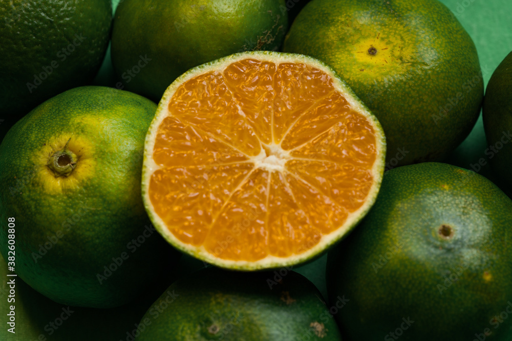 Fresh mandarin oranges fruit or tangerines Fresh mandarin oranges fruit or tangerines