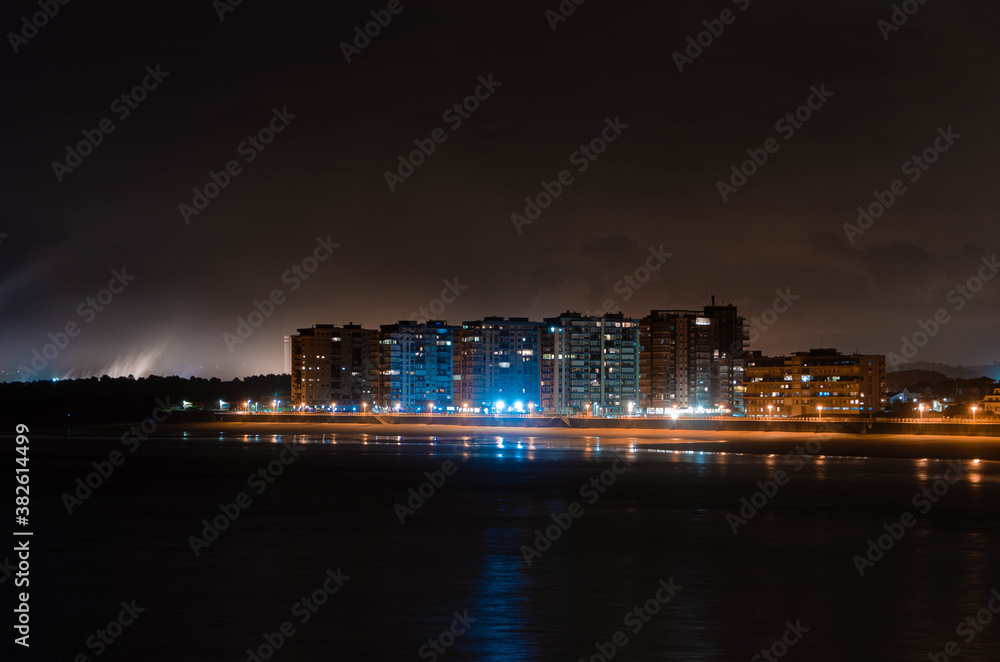 Fototapeta premium Salinas de noche