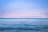 blurred seascape at sunset