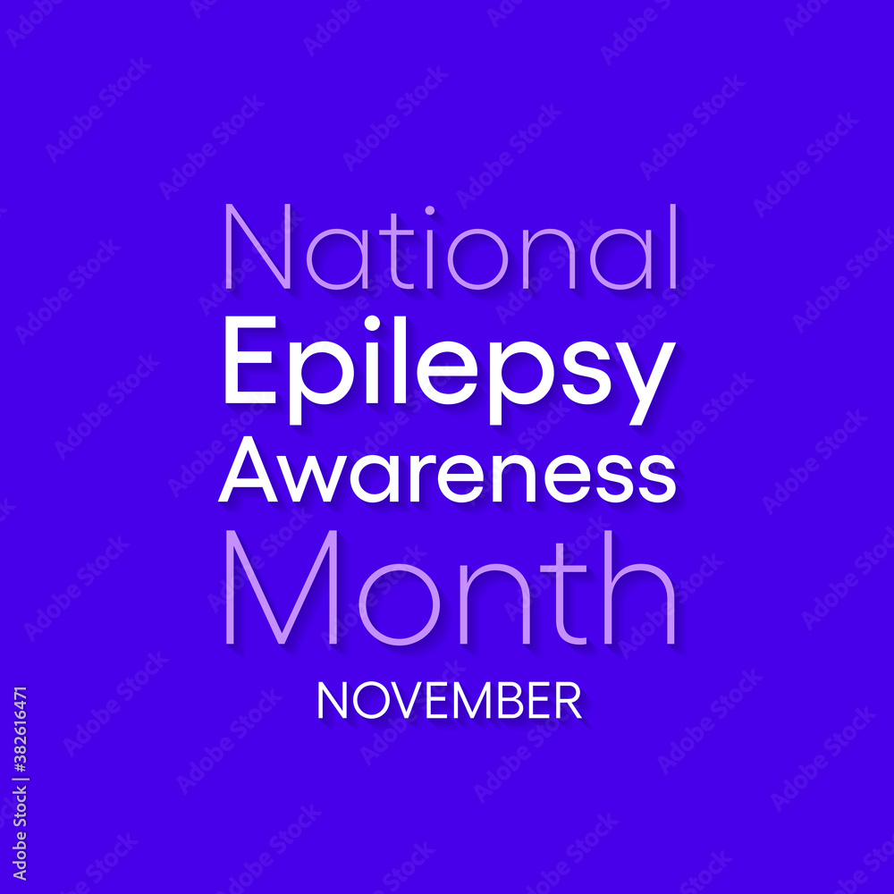 Vector illustration on the theme of National Epilepsy awareness month observed each year during November.