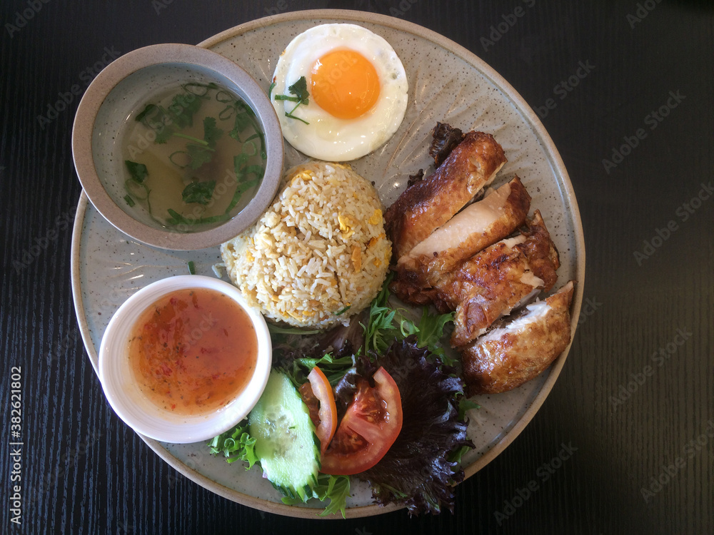 Vietnamese food roasted chicken