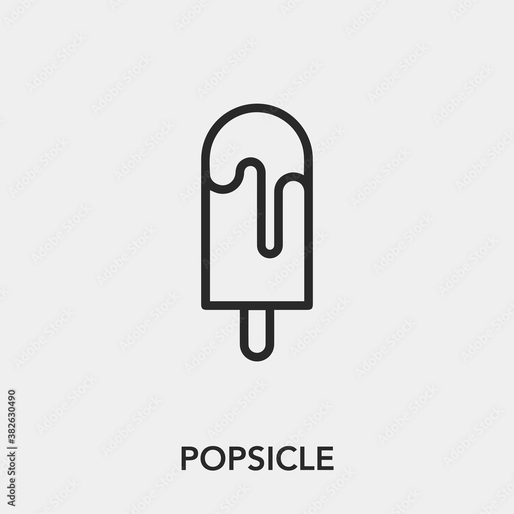 popsicle icon vector sign symbol popsicle icon vector sign symbol