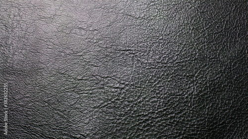 Black cattle leather texture background