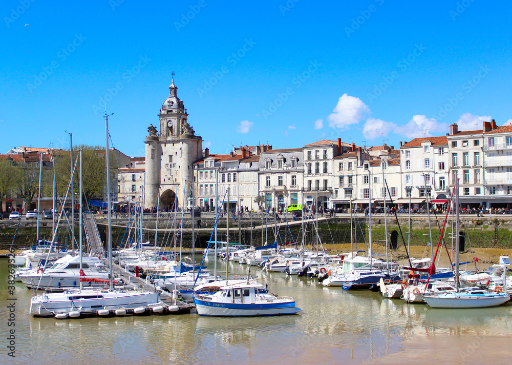Le port de La Rochelle en Charente-maritime 